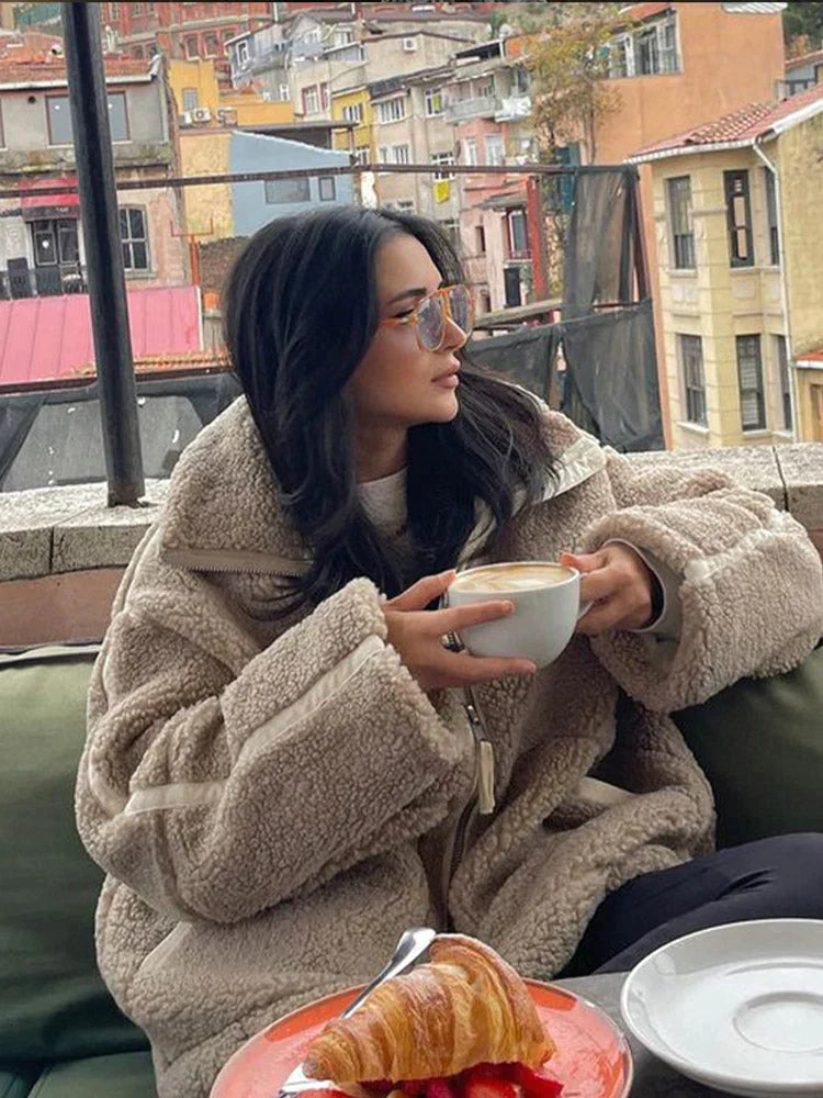 Kuschelige Teddyjacke